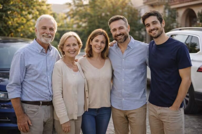 Famiglia che beneficia della Legge Bersani per l'assicurazione RC auto